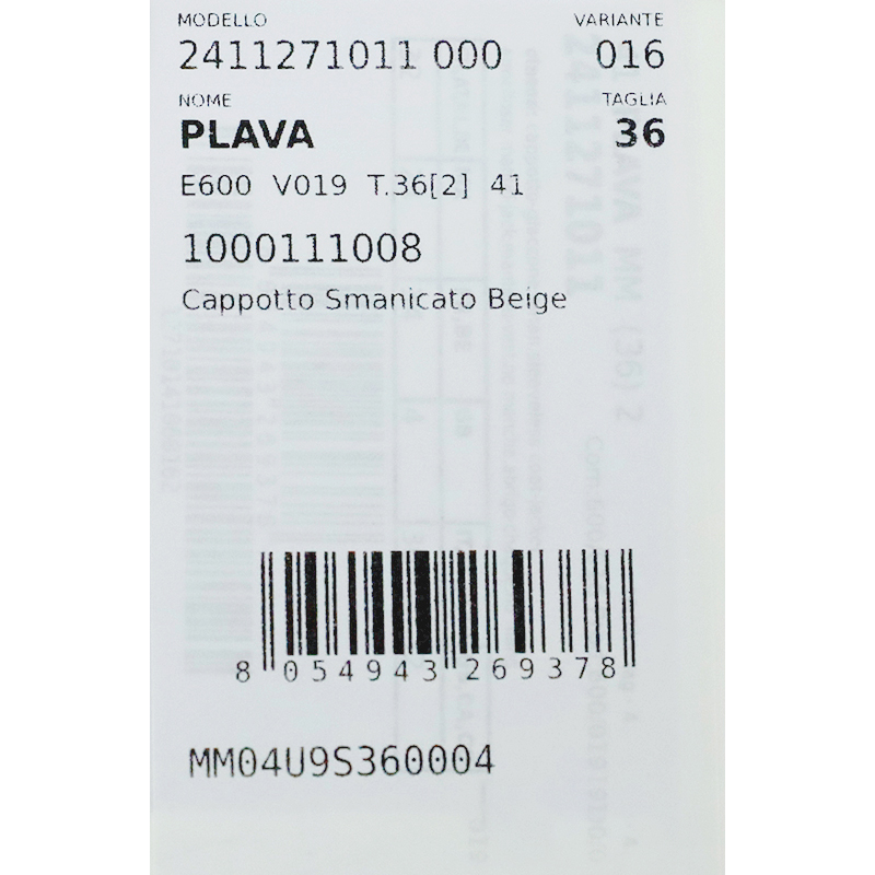 PLAVA 雙排扣長款背心 2411271011600-016